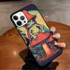 Vintage Retro Frog Mushrooms Phone Case For iPhone 17 Air 16 15 14 13 12 11 Pro Max Max Plus Bumper Case Cover