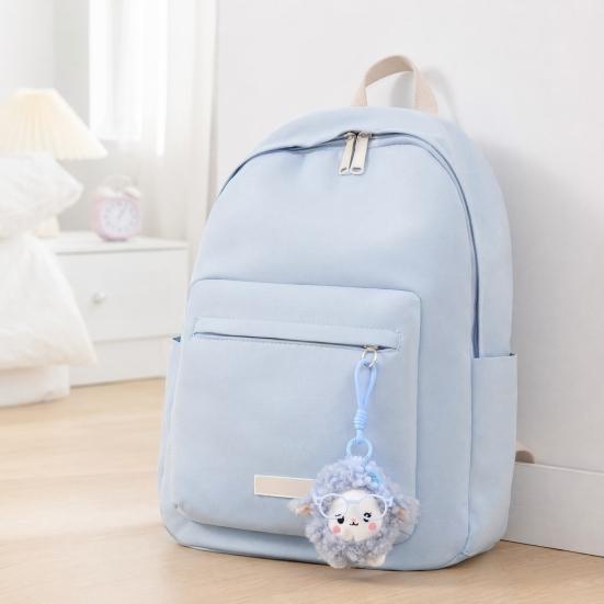 Keychain Doll, Mini Size Portable Soft Velvet Pendant, Sheep Doll Design Bag Pendant for Keys Backpacks Accessories