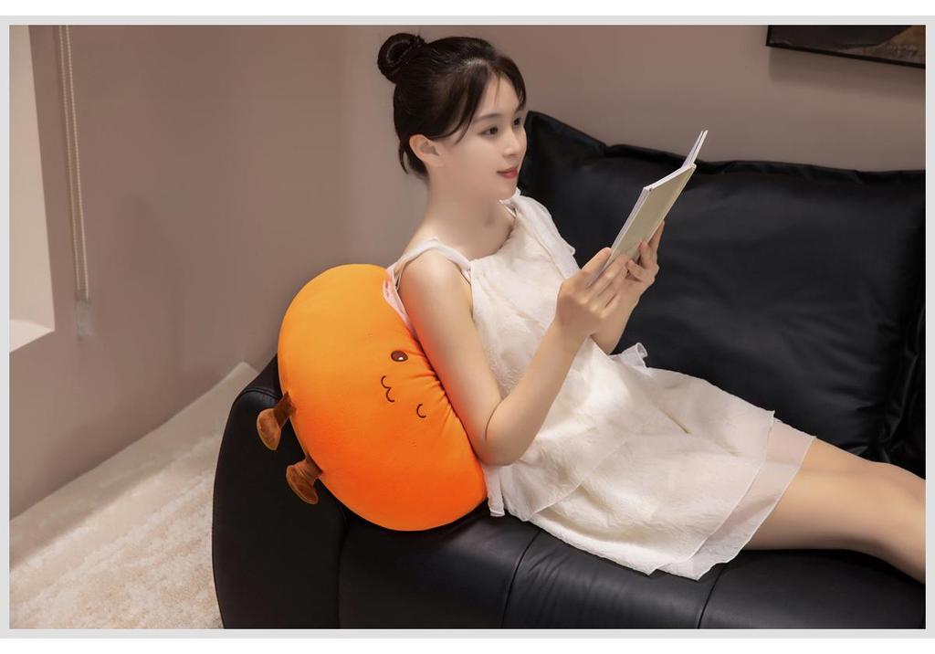Creative Cute Doll Bun Pillow: Plush Sofa Cushion and Soothing Toy for Girls and Children.