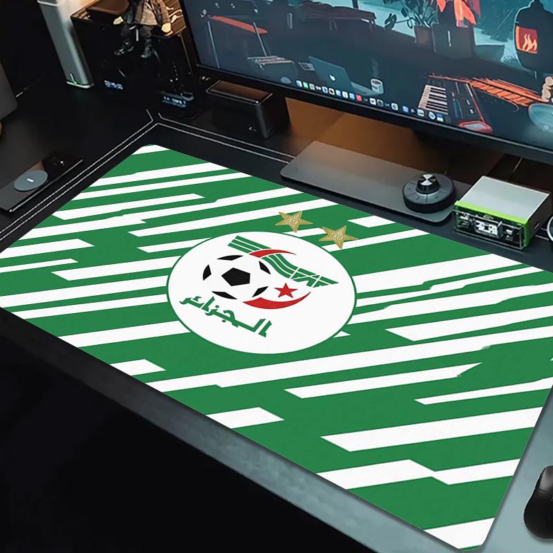 Algeria Football Color Mouse Pad Large Gaming Table Cushion Non-slip Laptop Tablet Big Mousepad XXL Mat Mini PC Playmat With Lock edge