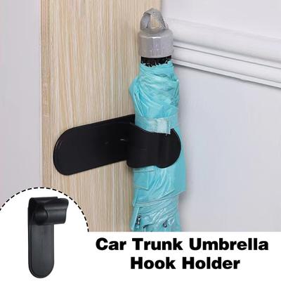 Gancio per ombrello per bagagliaio per auto, organizzatore per ombrello multifunzionale, clip di fissaggio in plastica, per ombrellone per veicolo automatico