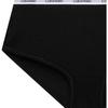 Calvin Klein Color Block Letter Jacquard Comfortable Boxer Briefs Women Underwear Space-Black QD5195-UB1