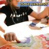 10 ks Rychleschnoucí barevné tečkovací lepidlo v tužce, Nanášejte jako psaní, Scrapbooking, Ručně vyráběné psací potřeby, Pomůcky na lepidlo pro řemesla Třpytivé tužky