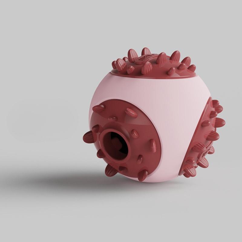 

Dog Toy Stress-relieving Gadget - Pet Dog Chewing Toy with Durable and Chew-resistant Rubber Ball That Doesn t Leak Food. (as the picture,boxed) червоний