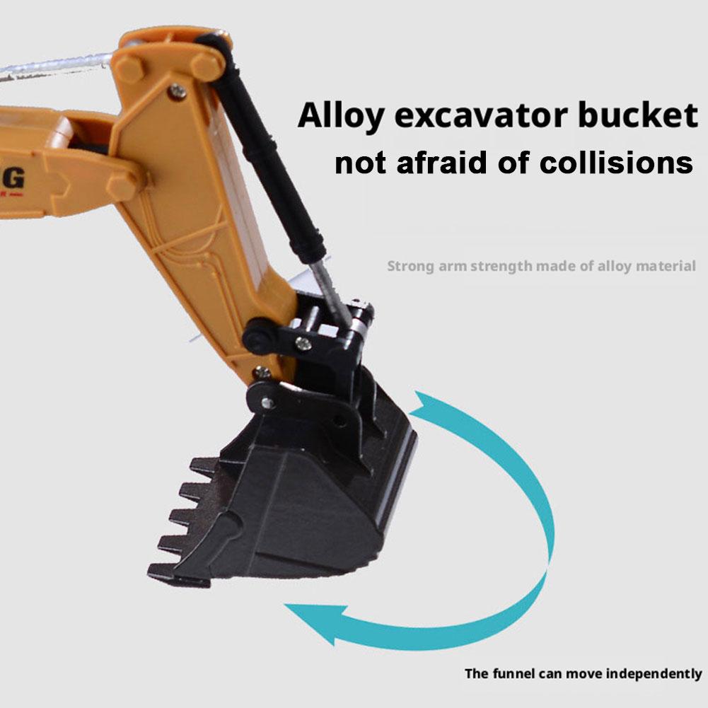 2.4G Excavator RC CAR Remote Control Engineering Dumper Vehicle Crawler Truck Bulldozer Toys Truck Bulldozer Electric Car