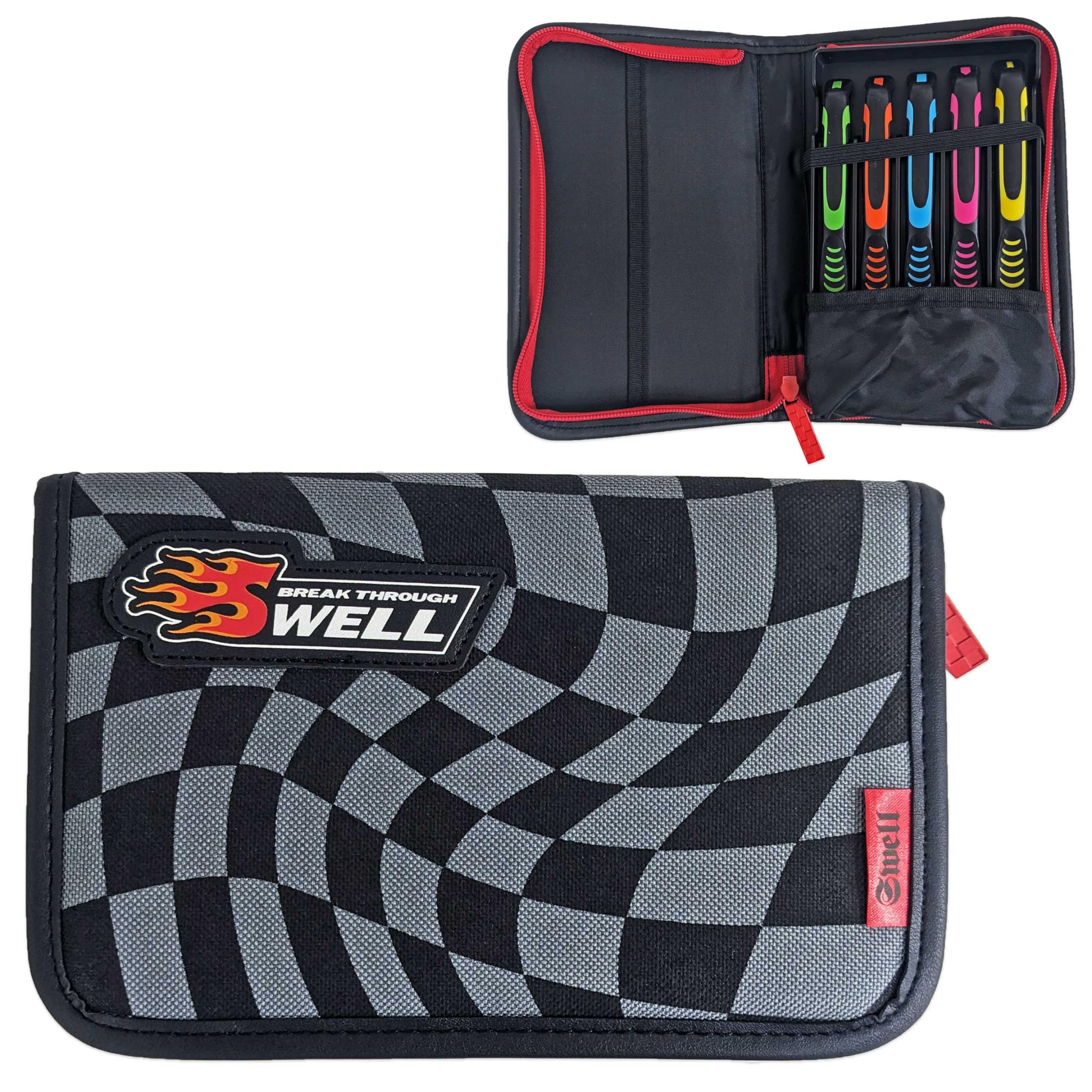 

Carving Knife Set with Safety for Elementary School Elementary School (Checkered Flag, Right-Handed, Cover, Girls, Boys, Yoshiharu)