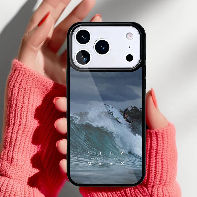 Surfing Wave Soft Phone Case for iPhone 17 Air 16e 15 14 13 Pro Max Back Cover for 12 11 Pro Coque