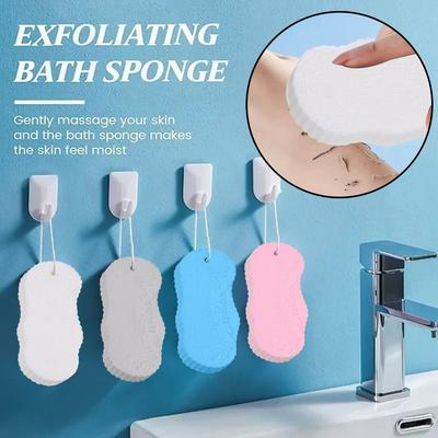 Portable Soft Body Scrubber 3D Shower Accessories Bath Sponge Skin Remover Bathroom
