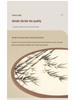 Zen-Inspired Ultra-Thin Bamboo Shadow Ceiling Light - Song Dynasty Aesthetic for Master Bedroom