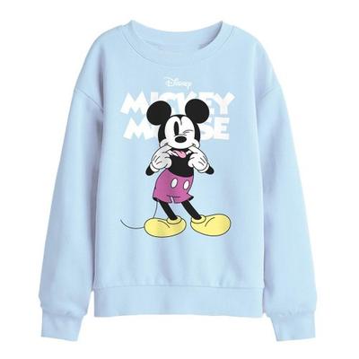 Childrens/Kids Mickey Mouse Silly Face Sweatshirt