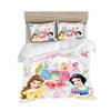 Snow White Duvet Cover Princess Series Set Comforter Bedding 3d Children'S Bedding Set 3-Piece 1 Quilt Cover King Size