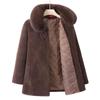Elderly Women's Chinese Style Warm Padded Coat