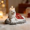 Gypsum Clay Mold Vivid Aromatherapy Candle Mold Cloak Wolf Dog Candle Mold Realistic For Candle Making Home Decoration Resin