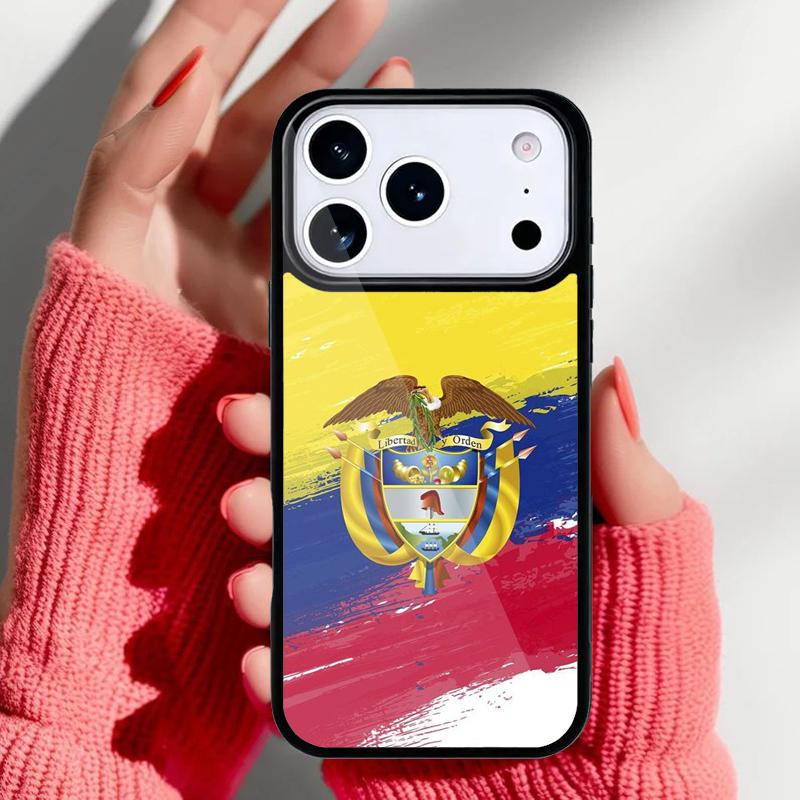 Ecuador Flag Phone Case for iPhone 17 16 15 14 13 Pro Max Back Cover for 12 11 Pro Coque