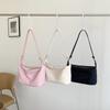 Bag Women's All-matching Portable Square Fashionable Shoulder Pure Color Simple Nylon Underarm