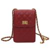 New women's bag fashion diamond bag women's fashion casual shoulder messenger bag texture chain bag