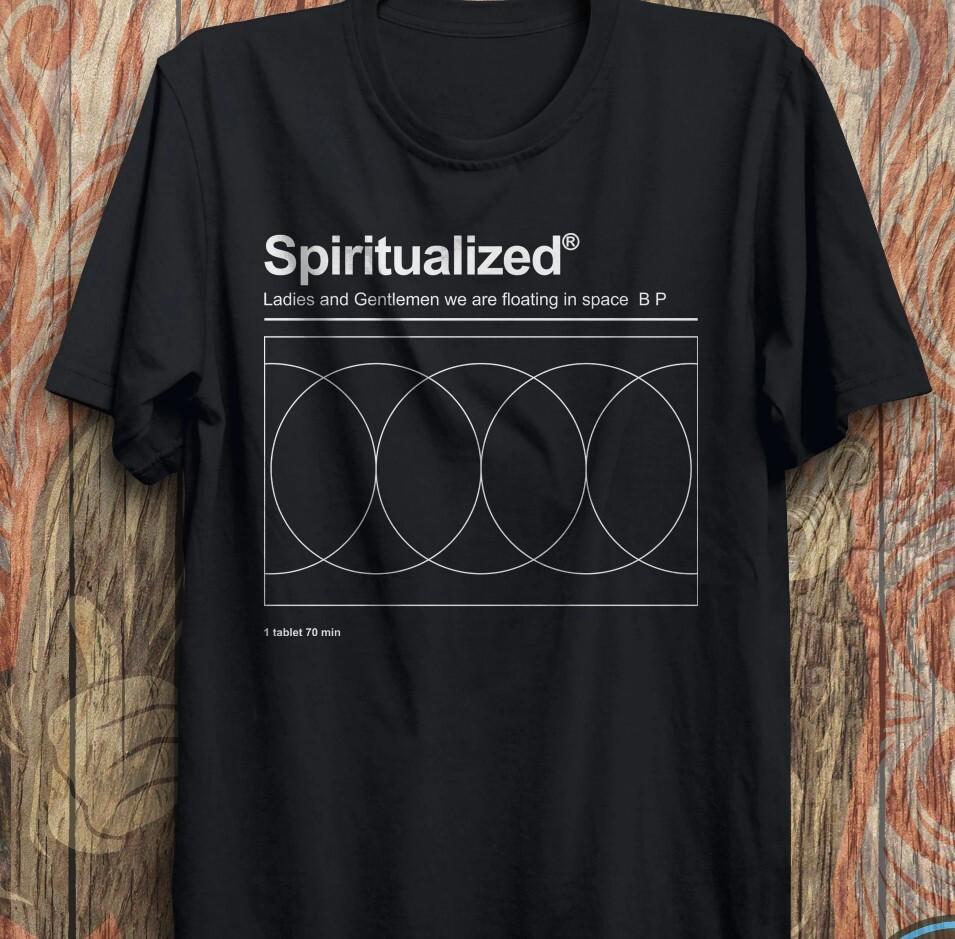 Vintage Spiritualized Ladies and Gentlemen T-Shirt, Tour Shirt, Rock Band Music Unisex T-Shirt XXL