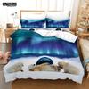 3D Teddybär Bettwäsche Set Weiß Eisbär Bettwäsche Jugendliche Frauen Einzelbett Twin Queen King Übergröße Bettbezug 2/3-teilig Bettwäsche