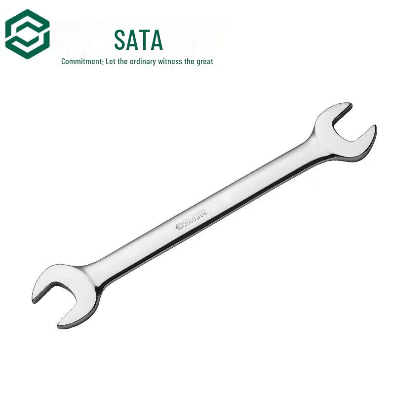 SATA Fully Polished Double Open-End Wrench 11x13mm
