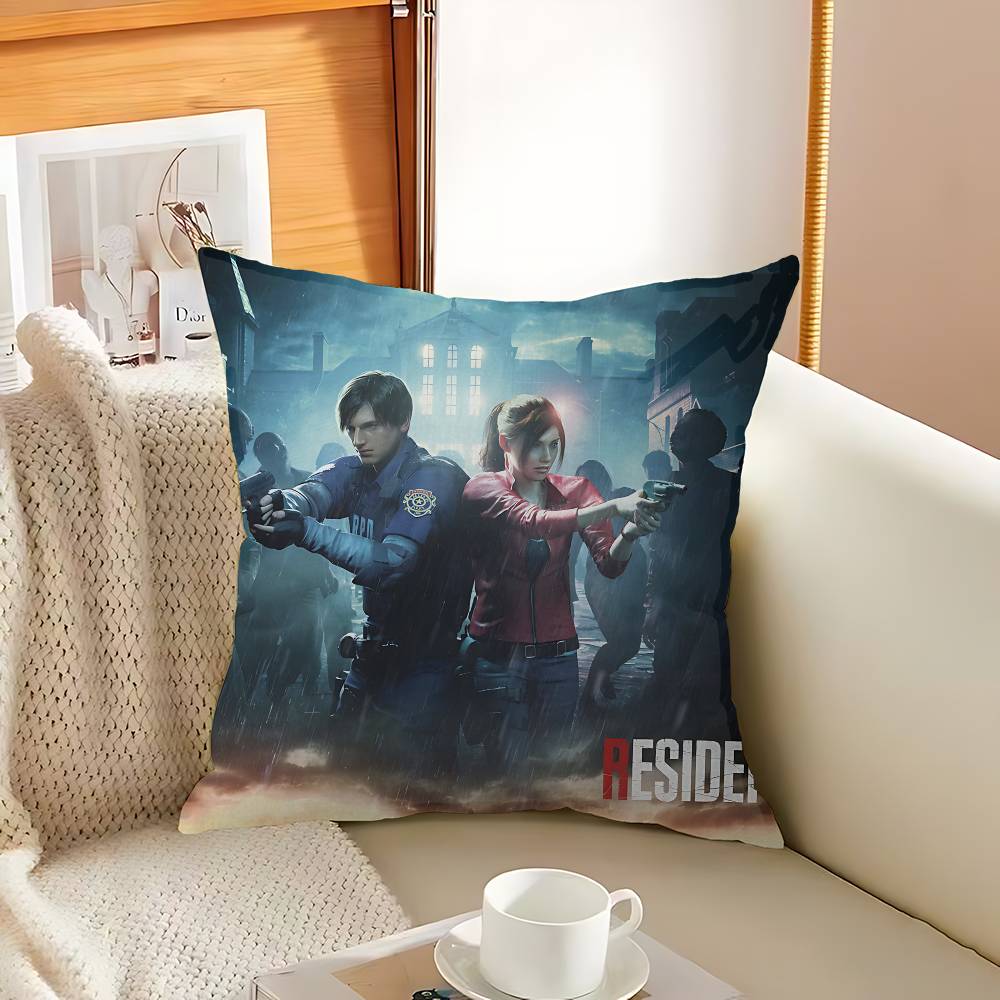 Fashion R-resident Game E-evil Maple Design Cushion Cover Happy Autumn Harvest Decor Holiday Decorati Pillow Cover