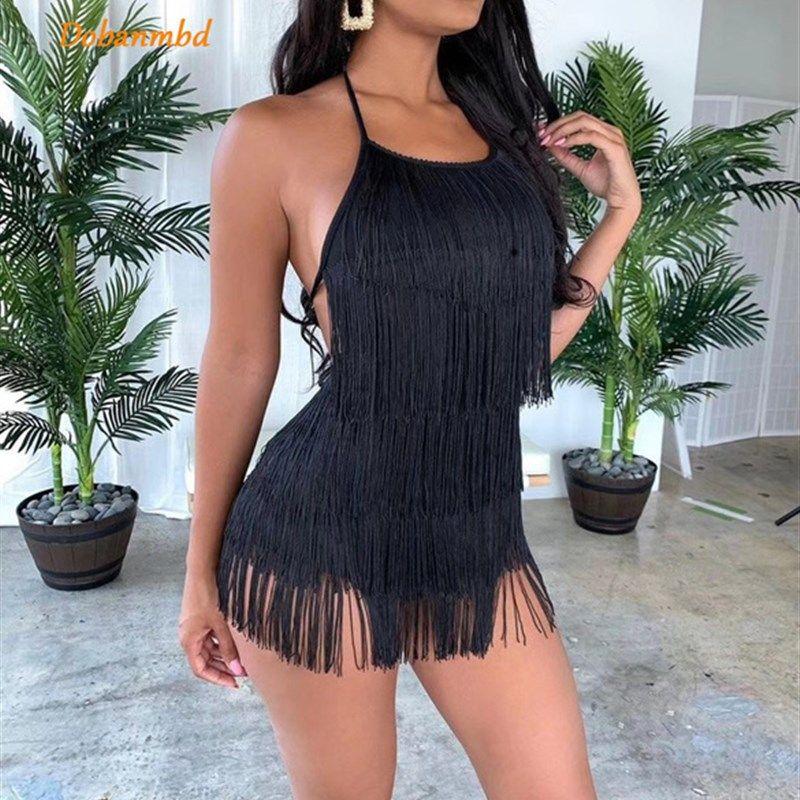 

Боди Вечеринка Клуб Лето Женщины Black S