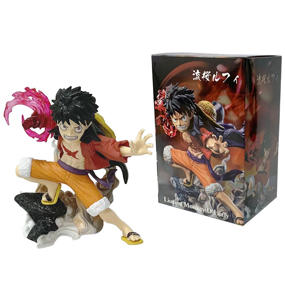 Anime One Piece Monkey D Luffy Anime Action Model Battle Style Toys PVC Figurine Collection Model Doll Decoration Birthday Gift
