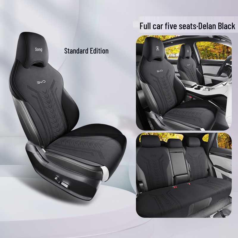 BYD Song Plus DMi & Song Pro EV Suede Car Seat Covers, All-Season