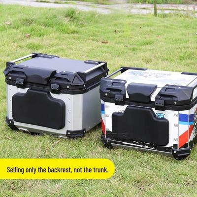 Universal Motorcycle and Scooter Shockproof Trunk Mat with Foam Backrest
