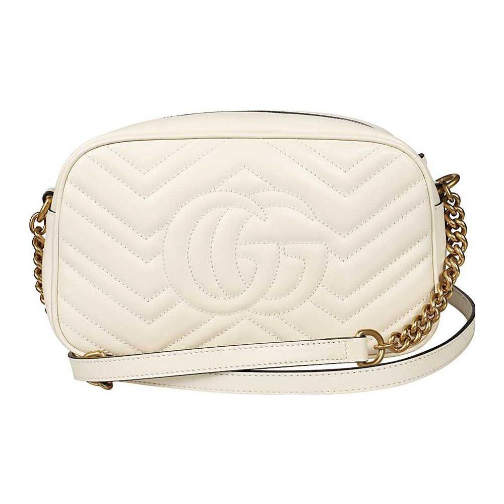 Gucci GG Marmont Small Shoulder Bag White Women Shoulder_bags 447632-DTD1T-9022