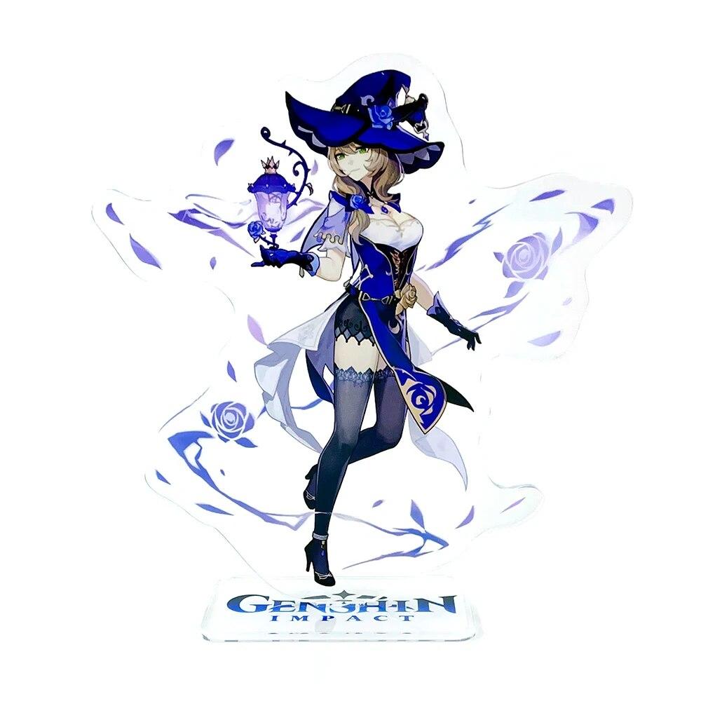 Mondstadt Characters Lisa Fischl Sucrose Noelle Acrylic Stand Standee Toy Figure