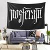 Nosferatu 2024 Movie Logo Tapestry Wall Hanging Aesthetic Home Decoration Tapestries for Living Room Bedroom