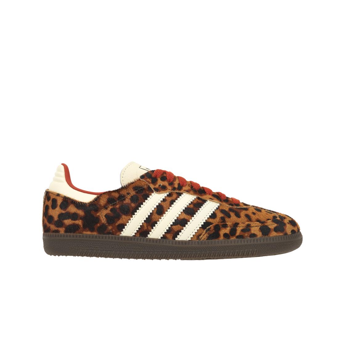 adidas Samba OG Pacchetto Ghepardo - Sneakers da Donna Rosse Preloved Marroni Core-Nero Bianco Panna JI2734 35½