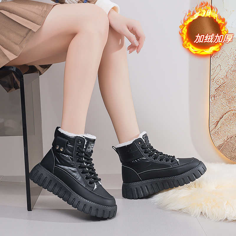 Fashion Big Sole Camp Women's Height Sneakers Orange Sneakers Women Shoes High Heels White Sports Sunny Sports Wide Foot Class