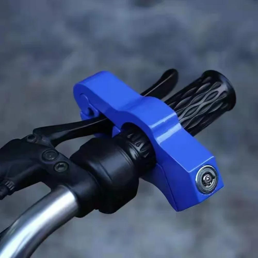 Stabiler Aluminium-Motorrad-Lenkerschloss – Diebstahlschutz-Wegfahrsperre für Motorräder & Roller, Inklusive 2 Schlüsseln