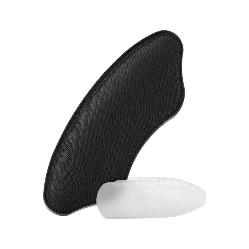 

2pcs Heel Grip Pads & Non-Slip Insoles – Foot Inserts That Prevent Forward Sliding and Provide Extra Comfort 0.5cm чорний