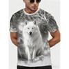 Men's Casual Short Sleeve Printed Crew Neck Pullover Men's Slim Fit T-Shirt