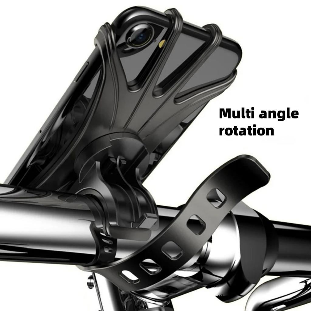 Multifunktionale Silikon-Fahrrad-Handyhalterung Outdoor-Fahrrad-Navigationsständer Laufrad Motorrad-Handyhalterung