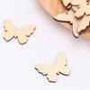 100pcs Unfinished Unfinished Wooden Cutouts Wooden Blank Wood  Tree Decoration