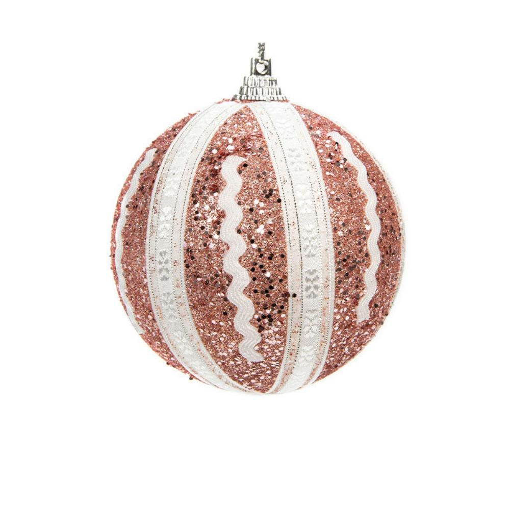 8cm Christmas Decorative Ball Delicate Hanging Ornament Crafts Christmas Tree Pendant  Window