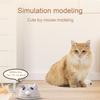 Katze Maus Spielzeug Elektrischer Teaser Katzenspielzeug USB Wiederaufladbar Intelligentes Interaktives Katzenspielzeug