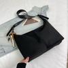 Retro suede bag women's autumn new niche bag plush fashion simple large capacity bag