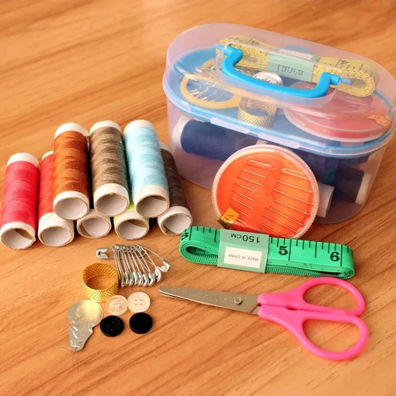 Household Needle Box Set With Fabric Sewing Needles And Portable Organizing Toolbox - Convenient Stitching Companion