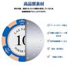 CHANJIF Golfballmarker 13-teiliges Set Magnetisches Casino-Chip-Design