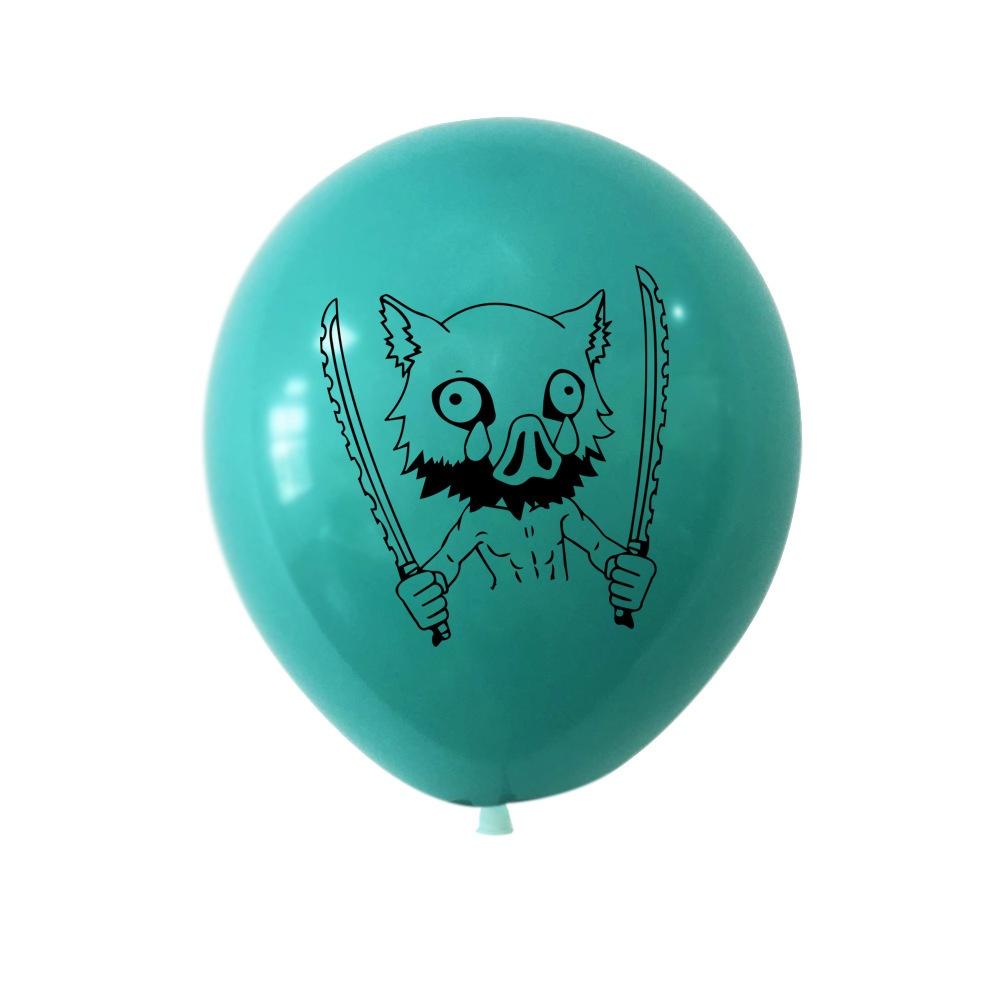 Premium Quality Kimetsu No Yaiba Anime Party Balloons Decorative Latex Balloons