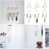 DIY Wood Feather Ornament Pendant Bunting Party Decoration for All Gatherings Lovely Addition to Dorm Photo Props