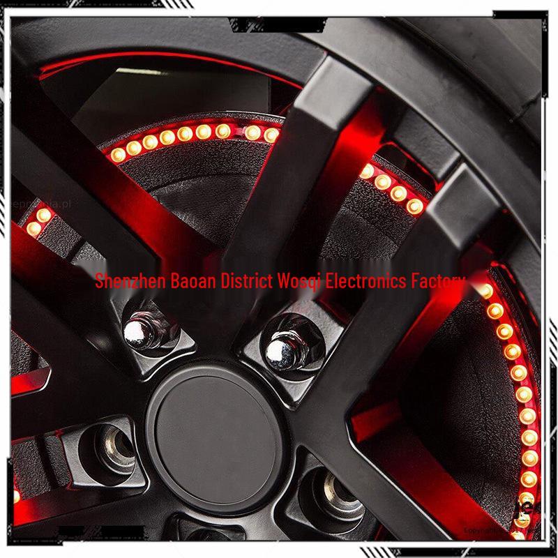 Tailgate Spare Tire Brake Light for JK Wrangler - LED Warning Light Decoration