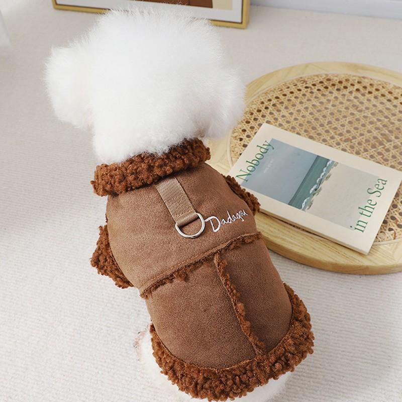 Dog Coat for Small Dogs Winter Dog Clothes Pet Warm Vest Chihuahua Clothing French Bulldog Jackets Cat Costume Puppy Sweatshirt