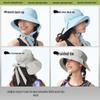 Beneunder Ribbon Sun Protection Fisherman Hat