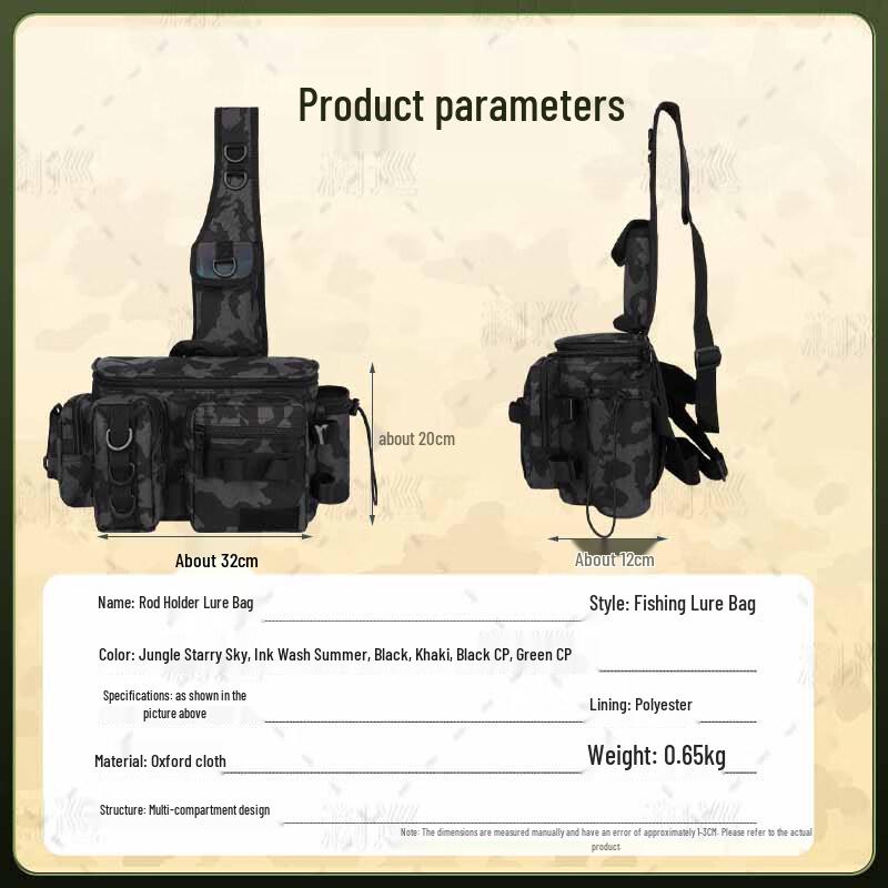 Lanxun Convertible Fishing Rod & Tackle Bag