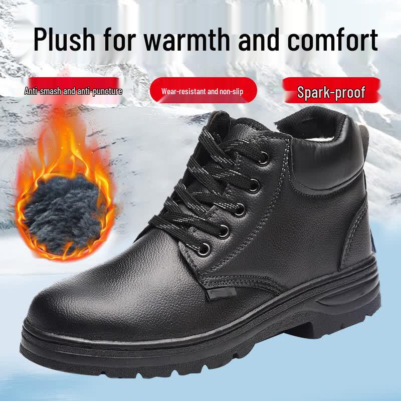 Men s Winter Insulated Steel Toe Safety Boots 40